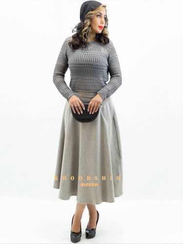 بلوزقلاب بافی طوسی