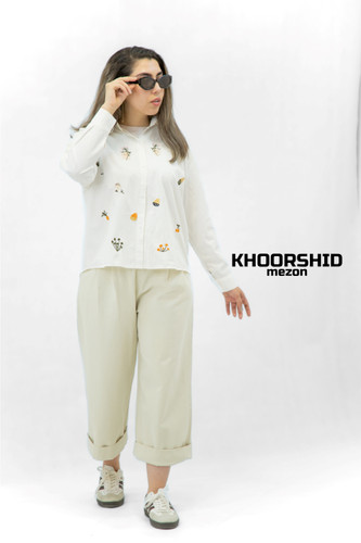 شومیز کتان واراداتی پینترستی