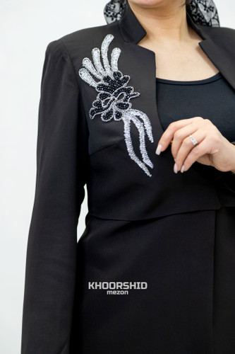 کت مجلسی مشکی زنانه