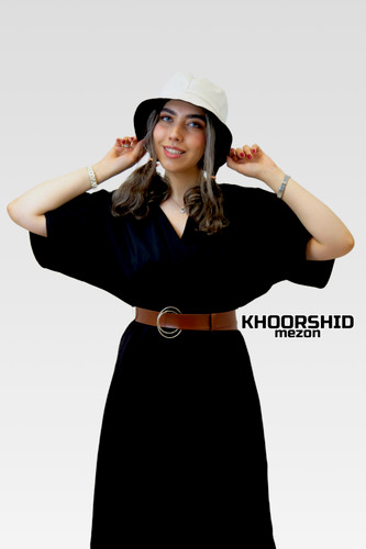 پیراهن کرپ مشکی