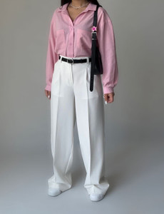 شومیز صورتی ساده