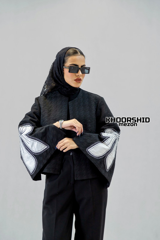 کت طرح پاپیون ژاکارد